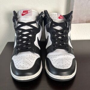 Nike Black and White High-Top Dunks